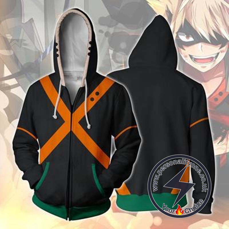 My Hero Academia Hoodies - Katsuki Bakugo Hero Academia Hoodie Jacket